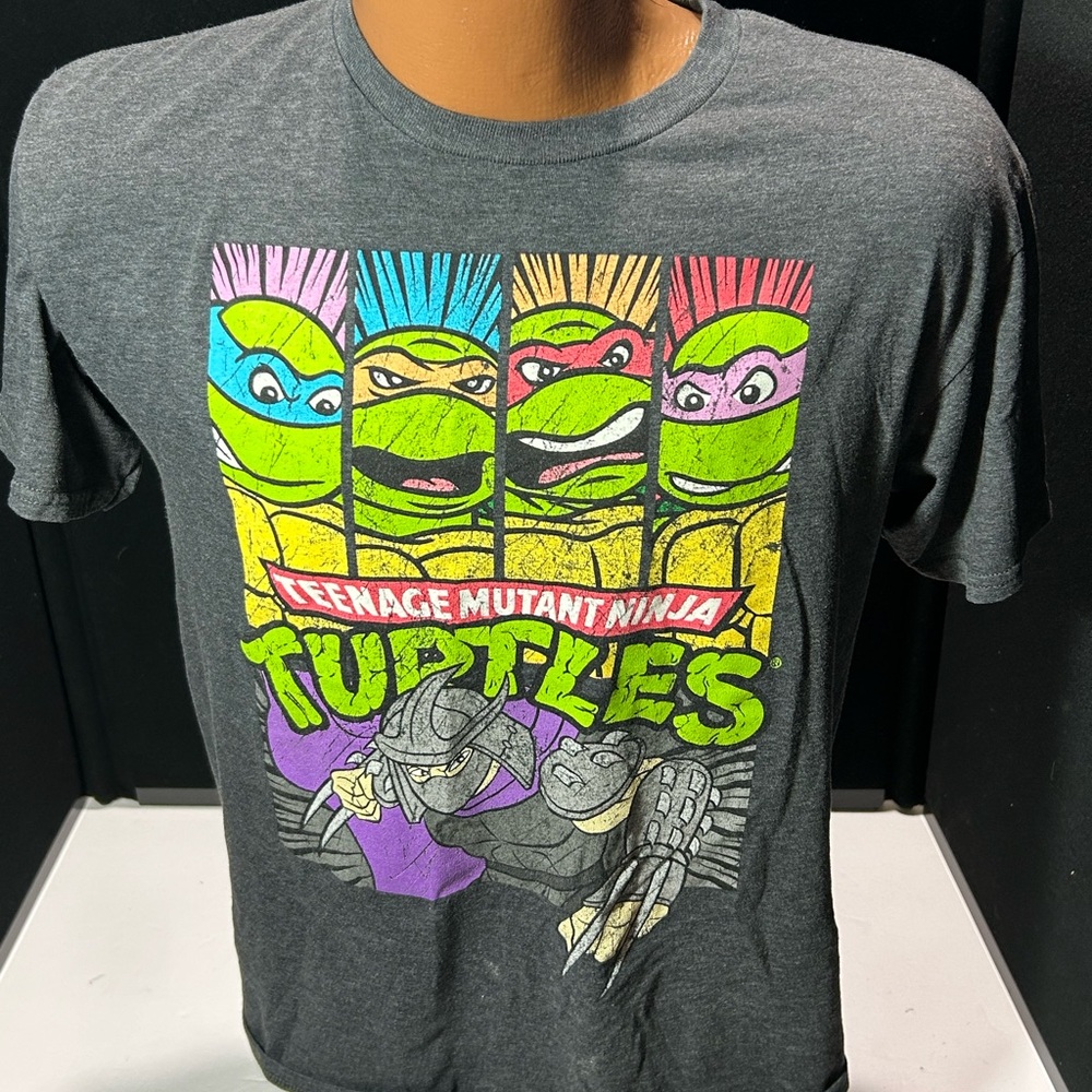 Teenage Mutant Ninja Turtles Graphic Tee - Dark Gray